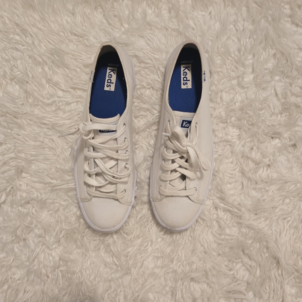 NWOT KEDS platform tennis shoes - Picture 2 of 6